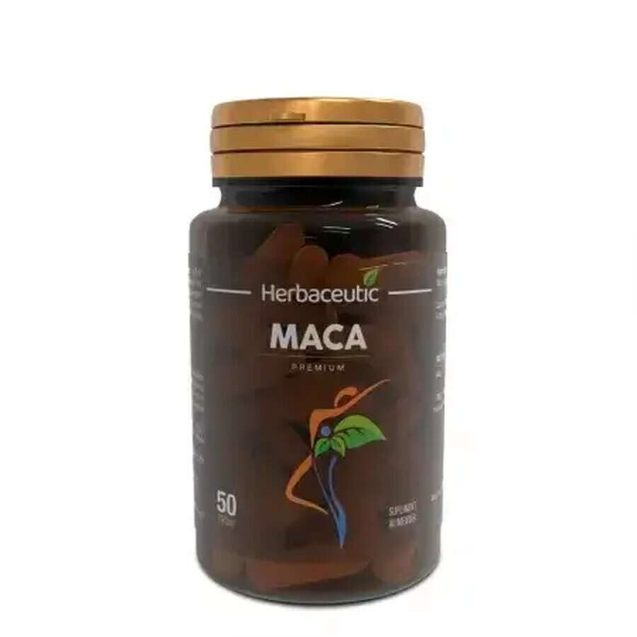 Maca premium, 50 Kapseln, Herbaceutic