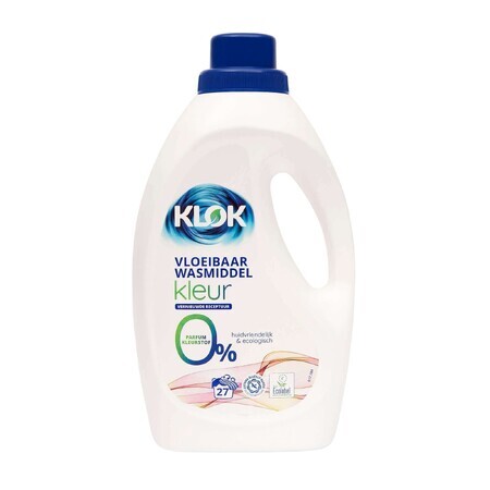 Liquid detergent for coloured laundry, 27 washes, 1485 ml, Klok