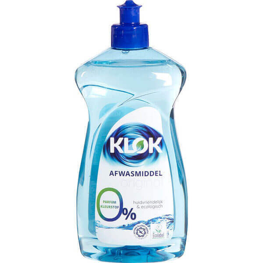 Detersivo liquido per piatti, 500ml/100 lavaggi, Klok