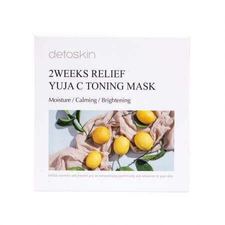 Vitamin C Tissue Mask, 14 pcs, Detoskin