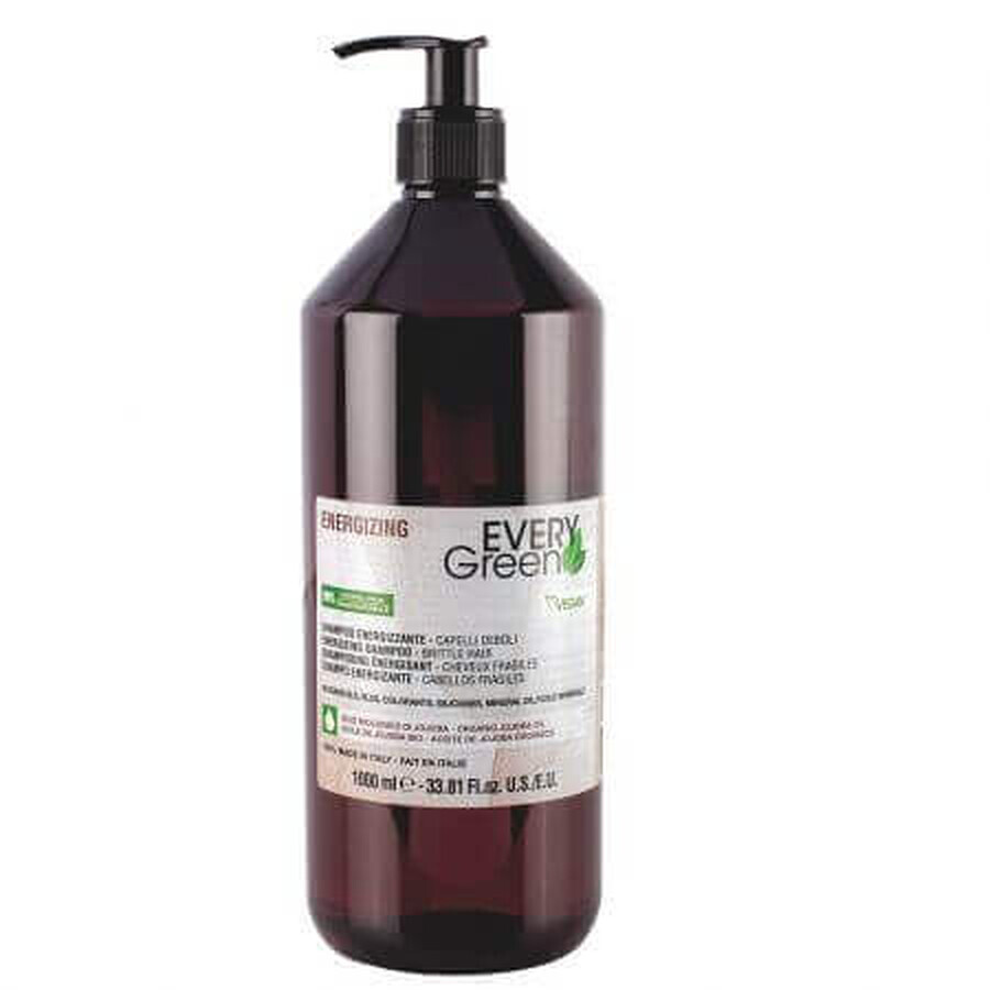 Shampoo per capelli fragili Energizzante, 1000 ml, Every Green