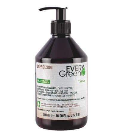 Shampoo per capelli fragili Energizzante, 500 ml, Every Green