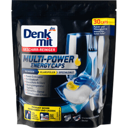 Denkmit Multi Power Dishwasher Detergent, 30 pcs