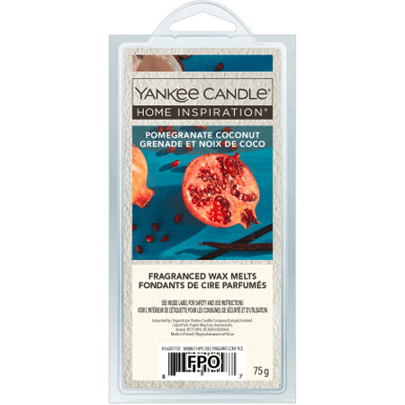 Yankee Candle Pomegranate Coconut Scented Wax, 1pc