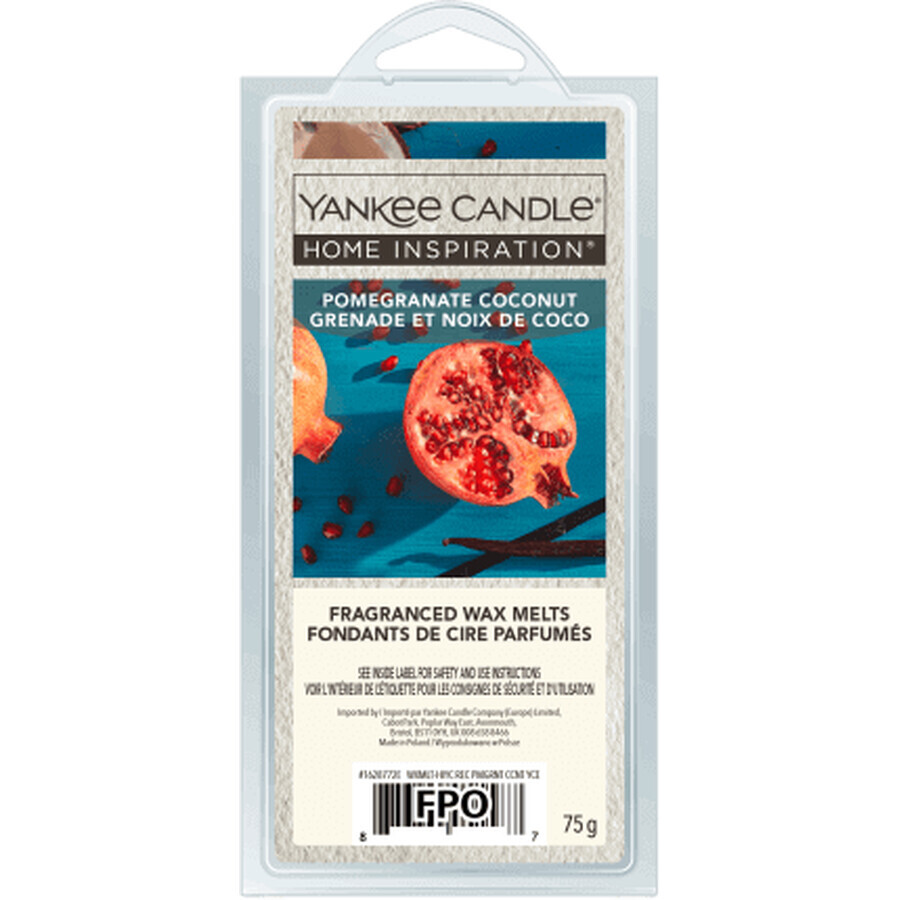 Yankee Candle Pomegranate Coconut Scented Wax, 1pc