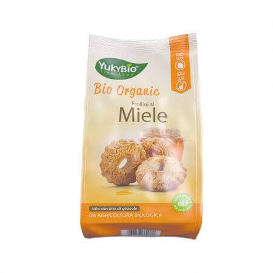 Biscotti biologici con miele, 300 g, Yukybio