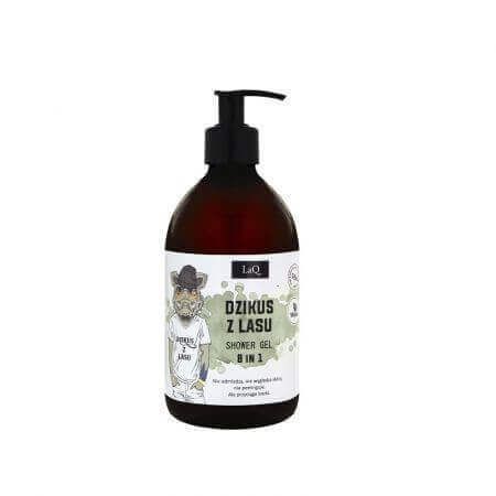 Gel doccia Wild Boar 8 in 1 per uomo, 500 ml, LaQ