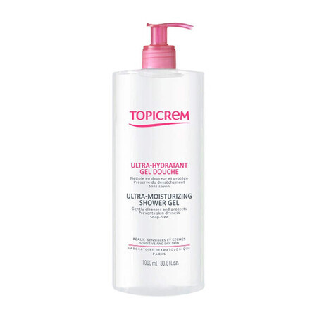 Topicrem UM shower gel, 1000 ml, NIGY