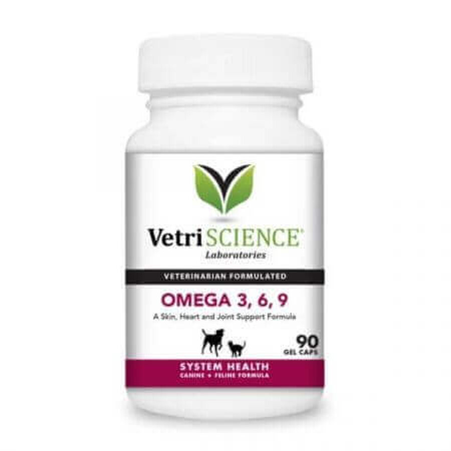 Omega 3-6-9 per cani e gatti, 30 capsule gel, Vetri Science