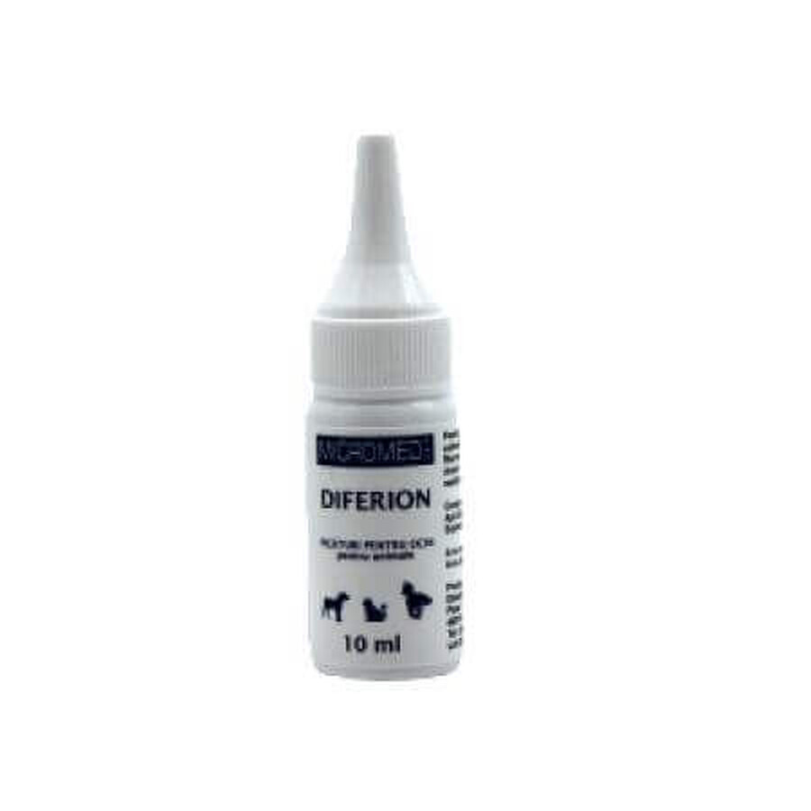 Gocce oculari con effetto battericida Diferion, 10 ml, Micromed Vet