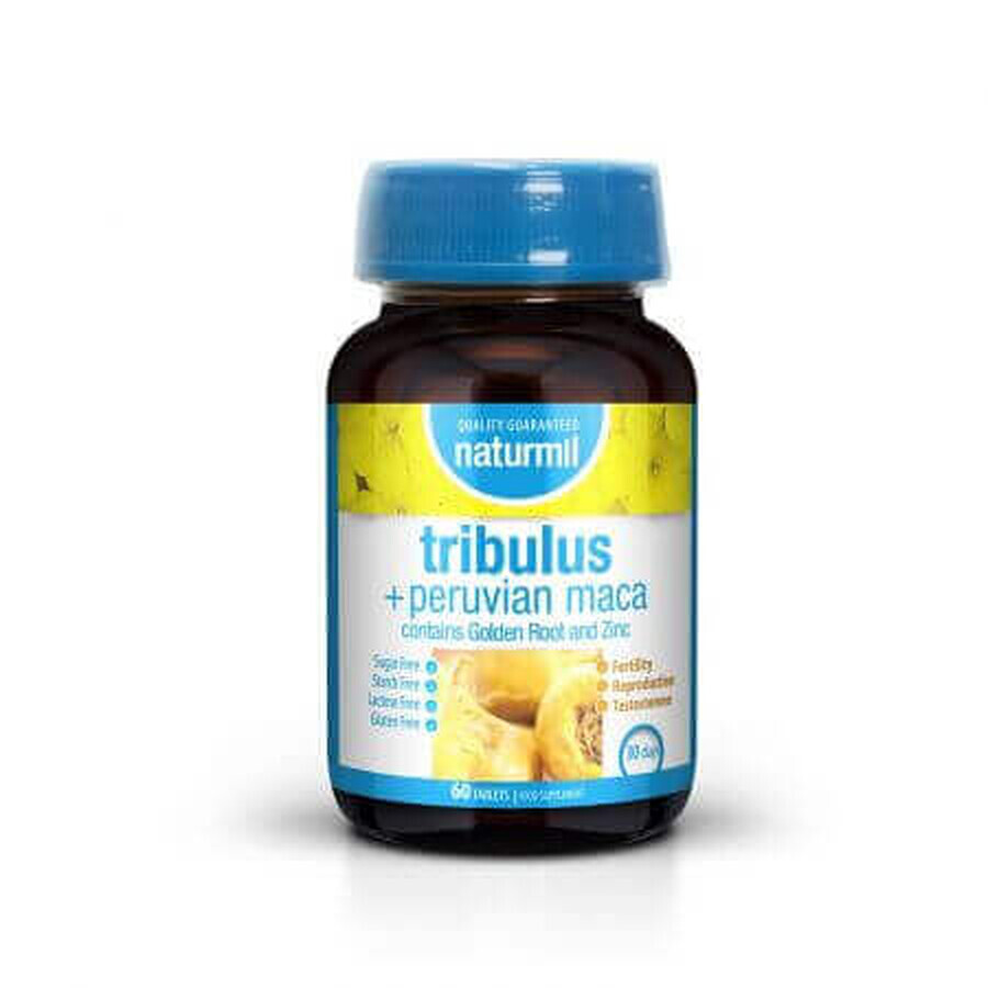 Tribulus + Peruvian Maca, 60 tablete, Naturmil