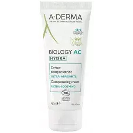 Crema viso ultra lenitiva Biology ac Hydra A-Derma 40 ml