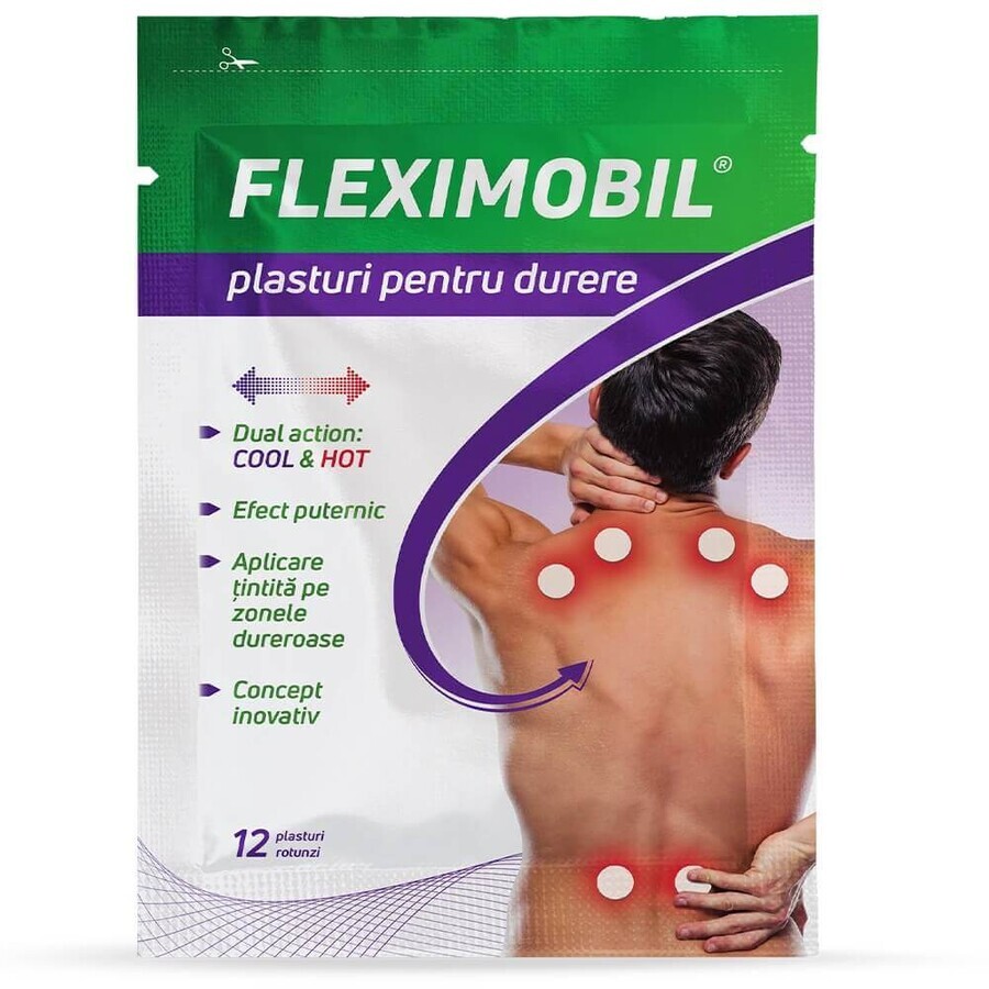 Cerotti antidolorifici Fleximobil, 12 pezzi, Fiterman Pharma