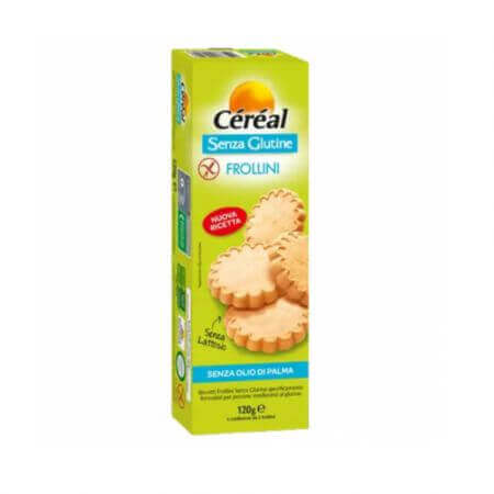 Biscotti senza glutine e lattosio Natur, 120 g, Cereali