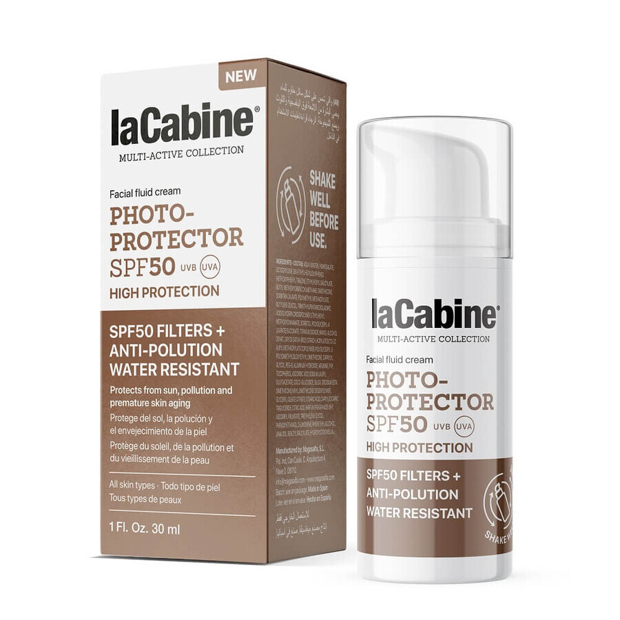 Photoprotector Airless Sun Protection Cream SPF 50, 30 ml, La Cabine