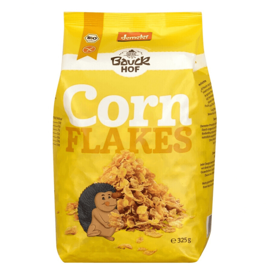 Organic corn flakes, 325 g, Bauckhof