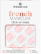 Essence Unghie finte french click-on 01 French classica, 12 pz