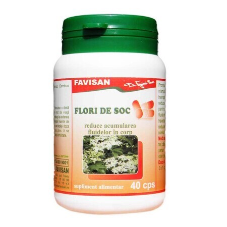 Fiori di sambuco, 40 capsule, Favisan