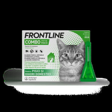 Frontline Combo spot on per gatti, 3 pipette, Frontline