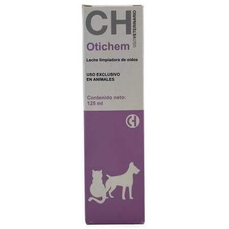 Latte per l'igiene dell'orecchio di cani e gatti Otichem, 125 ml, Chemical Iberica