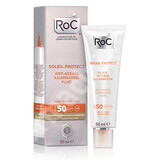 Roc Soleil Protect Fluida Viso Anti Ete Illuminante SPF50 Colore Caramello 50 ml