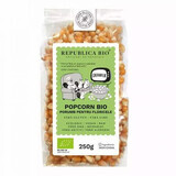 Organic popcorn corn, 250 g, Republica Bio