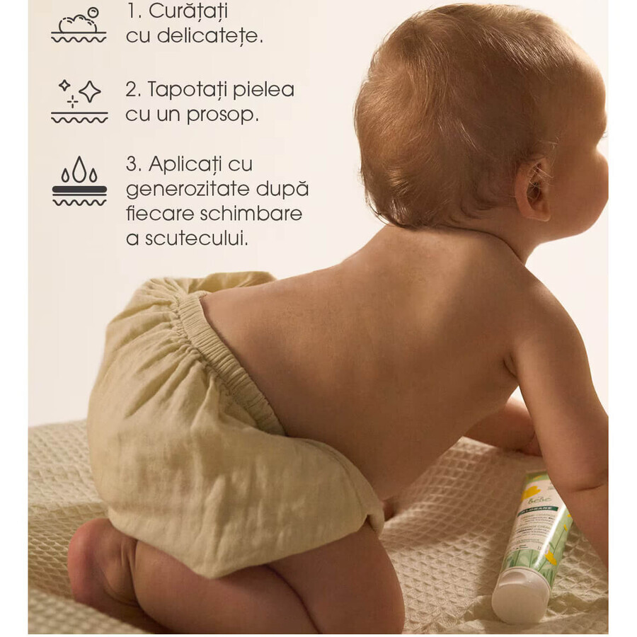 Crema Bio contro le irritazioni della zona del pannolino Bébé, 100 ml, Klorane 