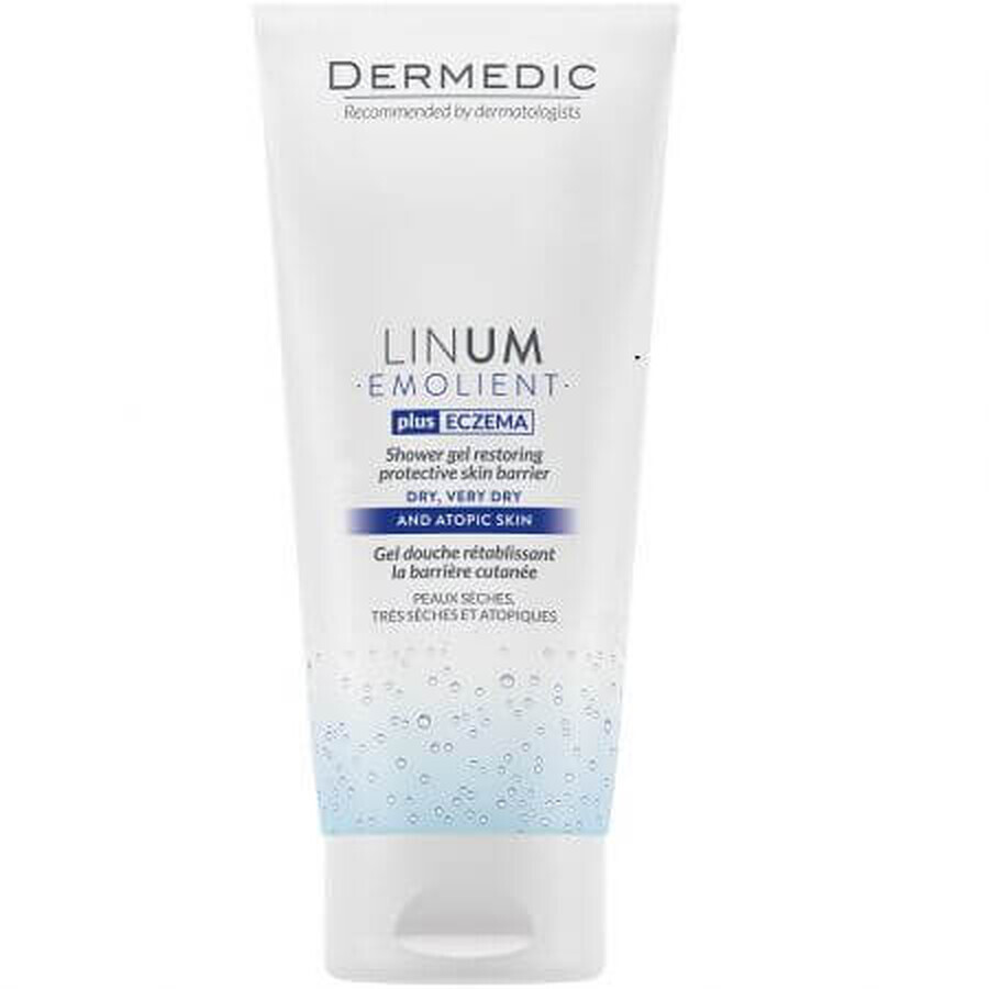 Gel de dus pentru refacerea barierei cutanate Linum, 200 ml, Dermedic