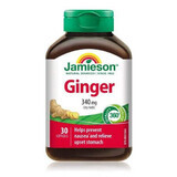 Ginger 340 mg, 30 capsules, Jamieson