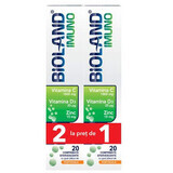 Confezione Bioland Imuno Vitamina C, 20+20 compresse effervescenti, Biofarm