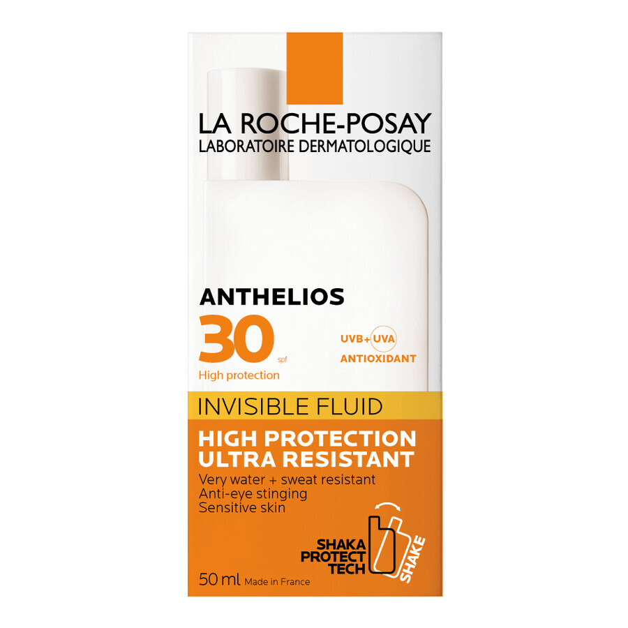 Fluido invisibile con fattore di protezione solare SPF 30 Anthelios, 50 ml, La Roche-Posay