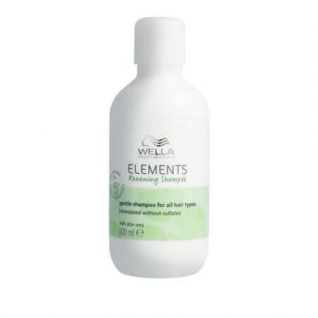 Elements Shampoo vegano rinnovante per tutti i tipi di capelli, 100 ml, Wella Professionals