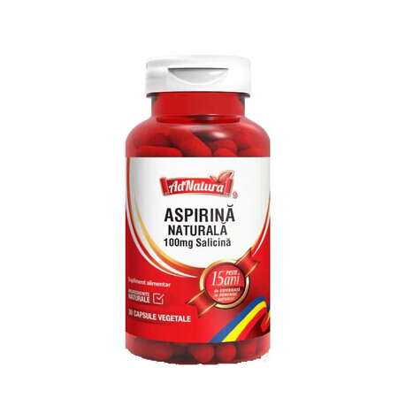 Aspirina naturale 100 mg Salicina 30 capsule Adnatura