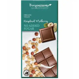 Organic chocolate with hazelnuts and mulberries, 70 g, Benjamissimo