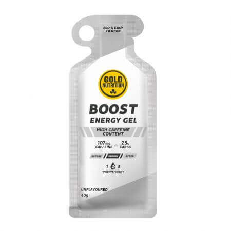 Boost Energy Gel energético sin sabor, 40 g, Gold Nutrition