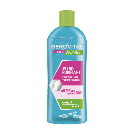 Fluido purificante Gerovital Stop Acne, 150 ml, Charmec