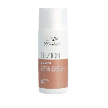 Shampoo riparatore per capelli danneggiati, Fusion, 50 ml, Wella Professionals