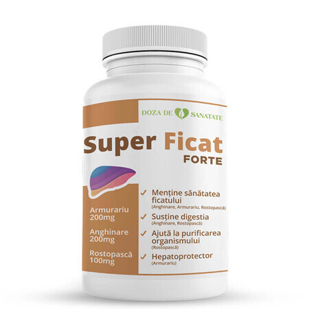 Super Ficat Forte, 30 capsule, Dose Salute