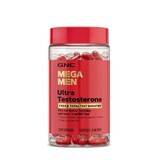 Mega Men® Ultra Testosterone, Advanced Formula for Free and Total Testosterone Growth, 120 cps, GNC 