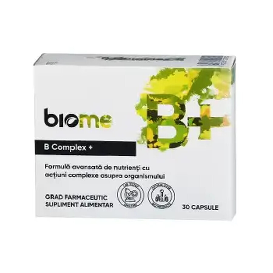 B Complex+, 30 capsule, Bioma