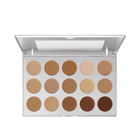 Kryolan HD Micro Foundation Palette 15 tonalità