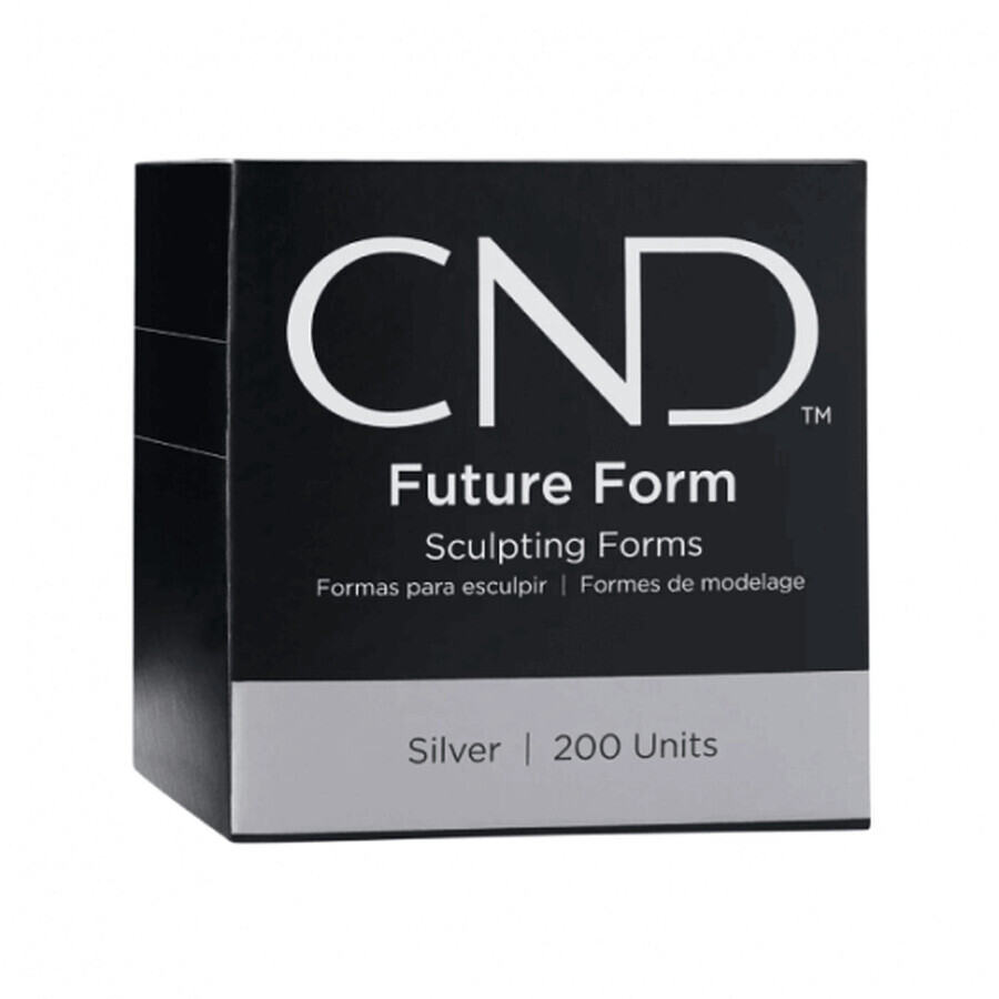 Modelli per costruire unghie in gel CND Future Sculpting Forms 200 pz