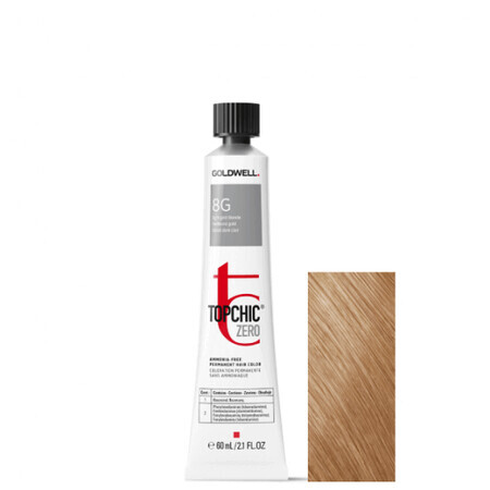 Tintura permanente per capelli senza ammoniaca Goldwell Topchic Zero 8G 60ml