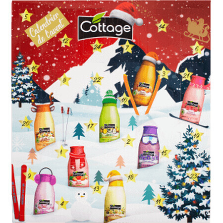 Set regalo calendario dell'Avvento Cottage, 1 pz