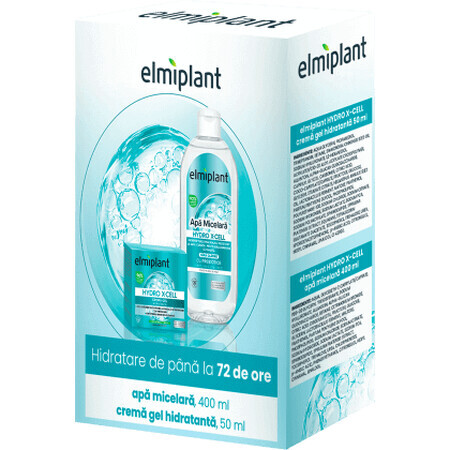 Elmiplant Set regalo Xcell crema giorno 50ml + acqua micellare 400ml, 1 pz