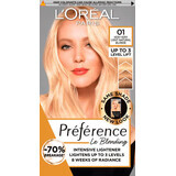 Loreal Paris Preference Tintura permanente Le Blonding 01 biondo naturale molto chiaro, 1 pz