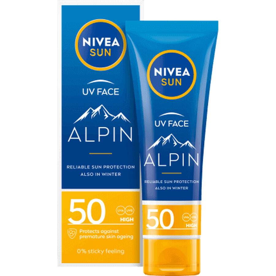 Nivea SUN Cremă de față cu SPF50, 50 ml