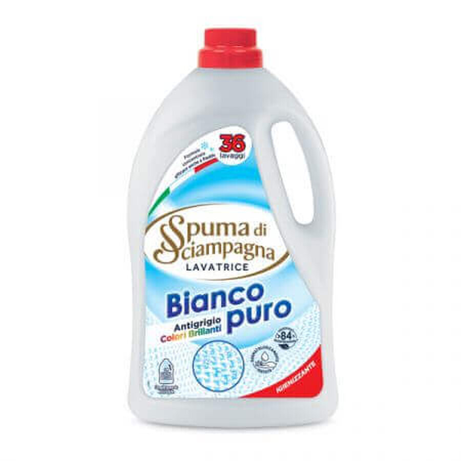 Detersivo liquido Bianco Puro, 1710 ml, Spuma di Sciampagna