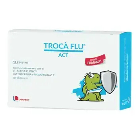 Troca Flu Act, 10 buste, Laborest