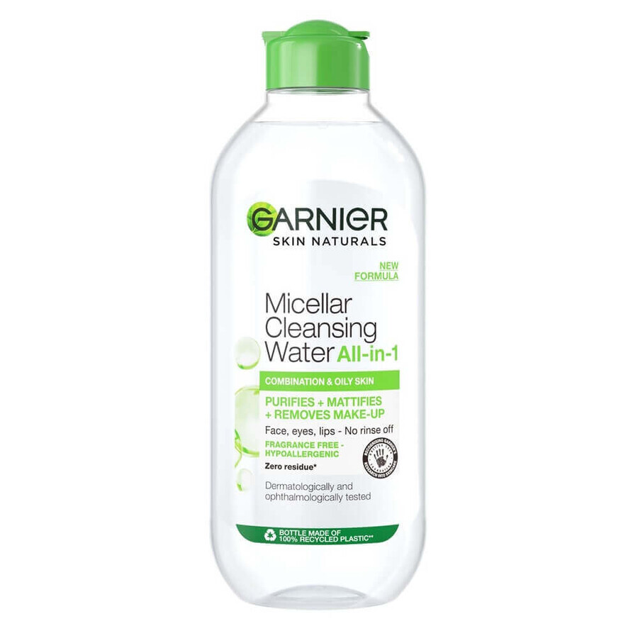 Skin Naturals Mattifying Micellar Water, 400 ml, Garnier